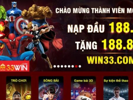 33win – Sân Chơi Tận Hưởng Khuyến Mãi Bất Tận